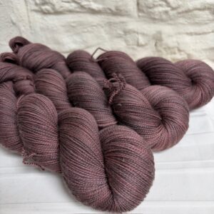 Hand dyed merino high twist sock yarn